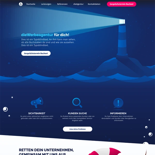 Layout von dieWerbeagentur